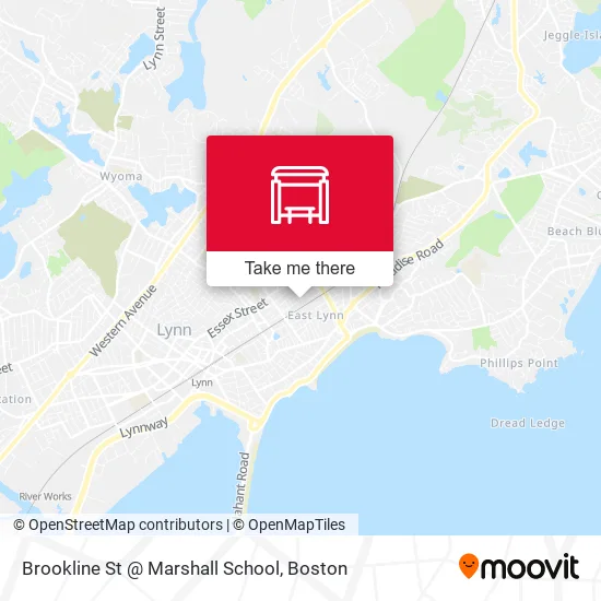Mapa de Brookline St @ Marshall School