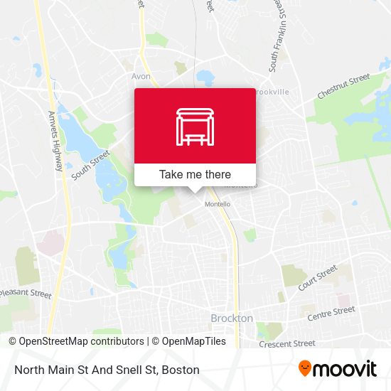 North Main St And Snell St map