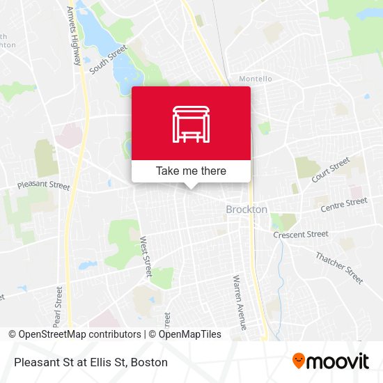 Mapa de Pleasant St at Ellis St