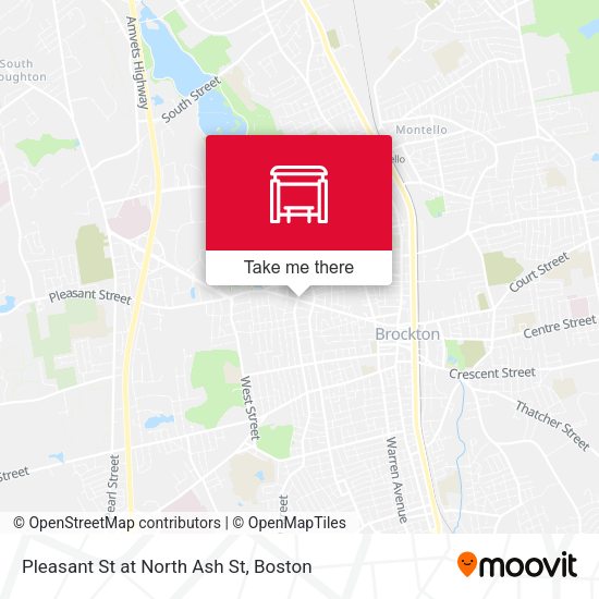 Mapa de Pleasant St at North Ash St