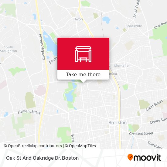 Mapa de Oak St And Oakridge Dr