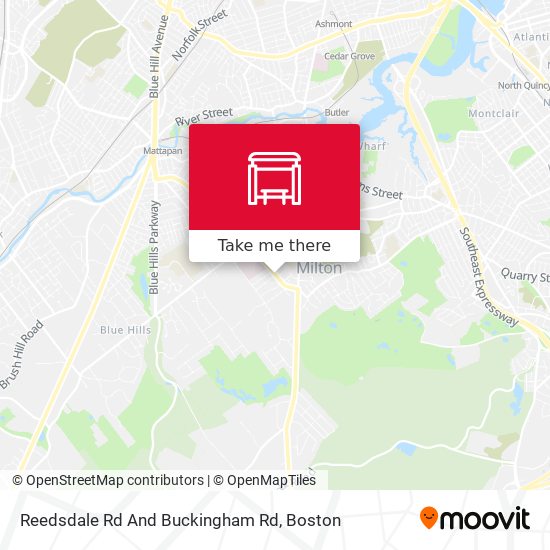 Mapa de Reedsdale Rd And Buckingham Rd