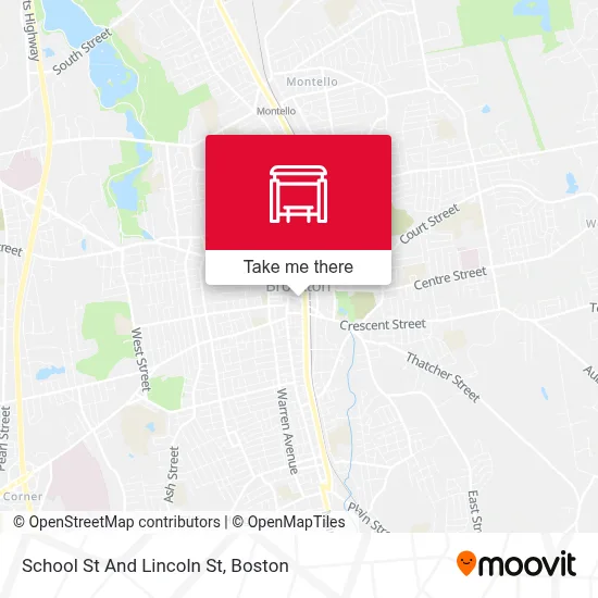 School St And Lincoln St map
