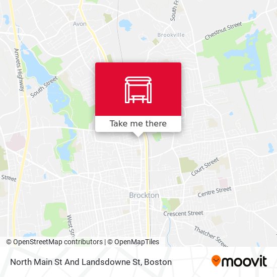 North Main St And Landsdowne St map