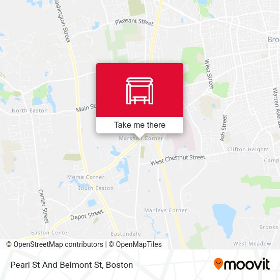 Mapa de Pearl St And Belmont St