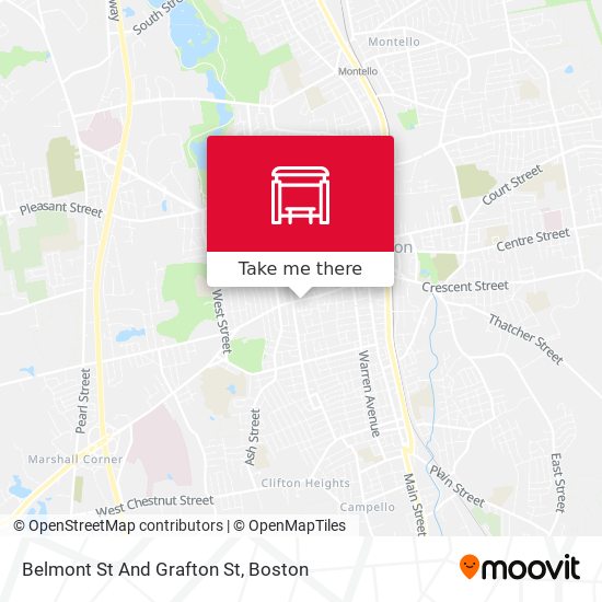 Belmont St And Grafton St map