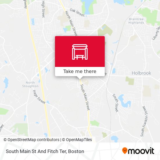 South Main St And Fitch Ter map