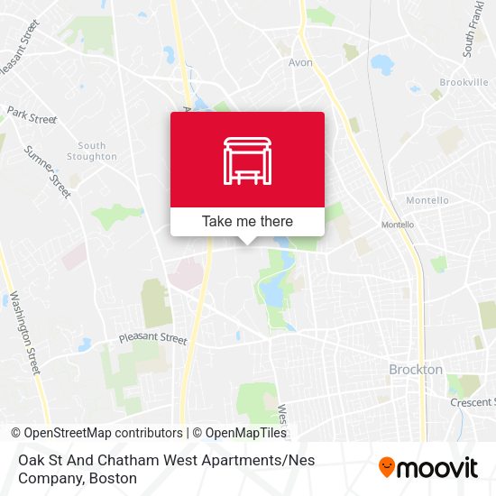 Oak St And Chatham West Apartments / Nes Company map
