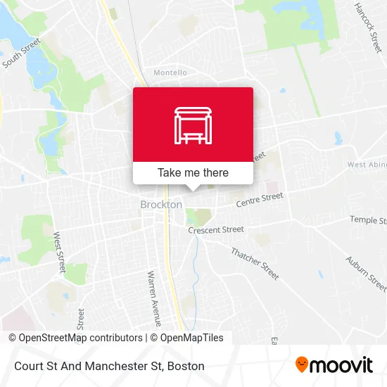 Court St And Manchester St map