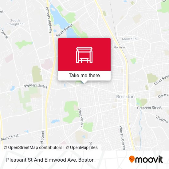 Pleasant St And Elmwood Ave map