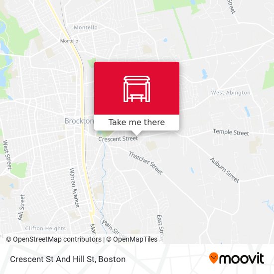 Mapa de Crescent St And Hill St