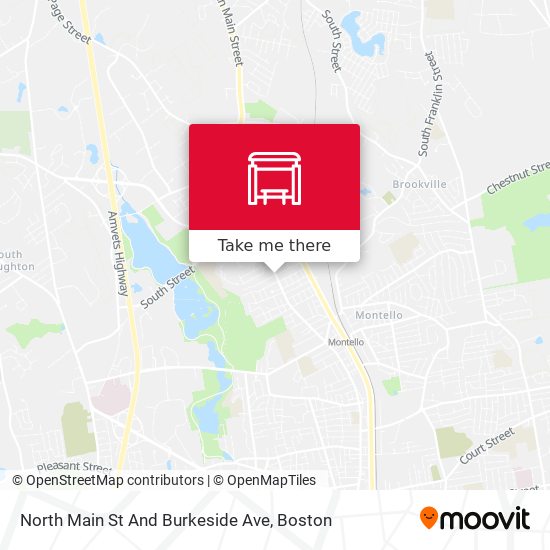 Mapa de North Main St And Burkeside Ave