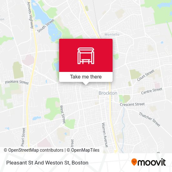 Pleasant St And Weston St map