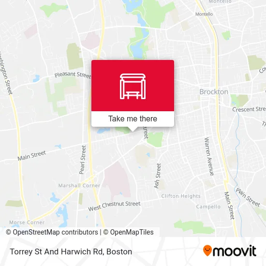 Torrey St And Harwich Rd map
