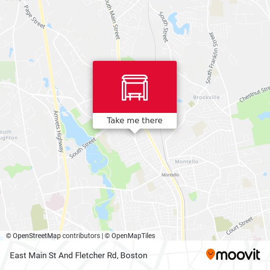 East Main St And Fletcher Rd map