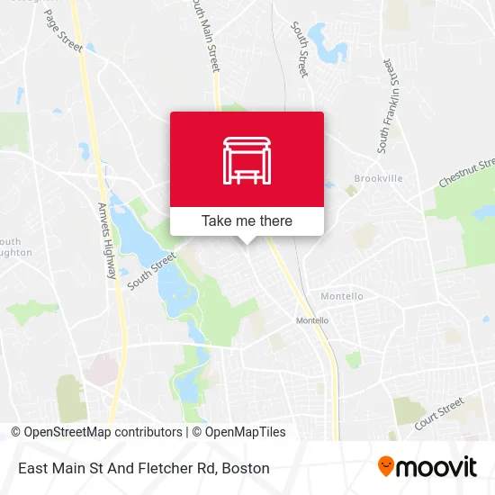 East Main St And Fletcher Rd map