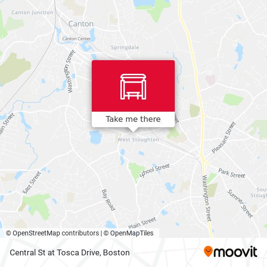 Central St at Tosca Drive map