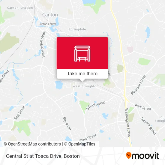 Central St at Tosca Drive map