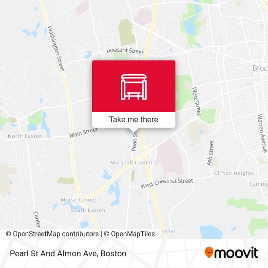 Mapa de Pearl St And Almon Ave