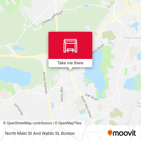 North Main St And Waldo St map