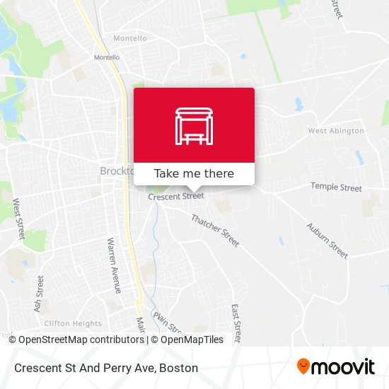 Mapa de Crescent St And Perry Ave