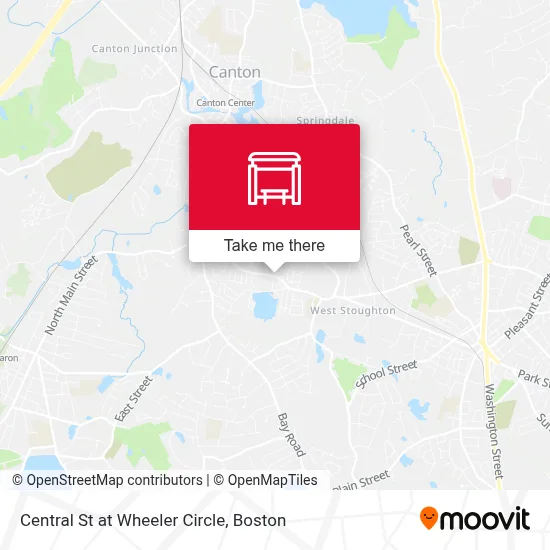 Central St at Wheeler Circle map