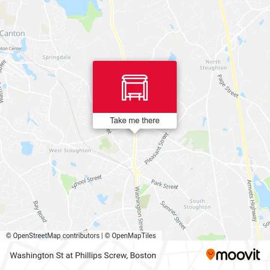 Washington St at Phillips Screw map