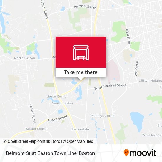 Mapa de Belmont St at Easton Town Line