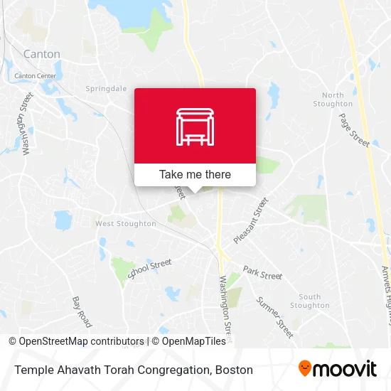 Temple Ahavath Torah Congregation map
