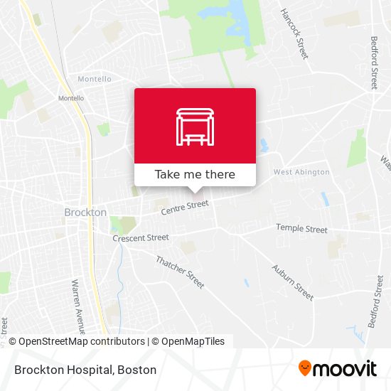Brockton Hospital map