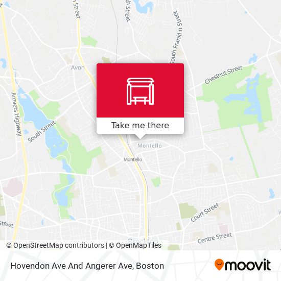 Hovendon Ave And Angerer Ave map