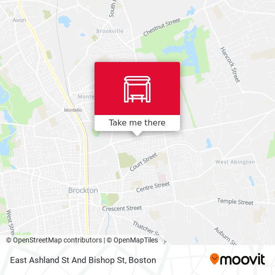 East Ashland St And Bishop St map