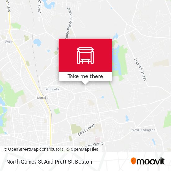 Mapa de North Quincy St And Pratt St