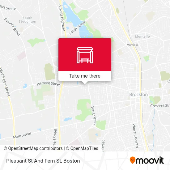 Mapa de Pleasant St And Fern St