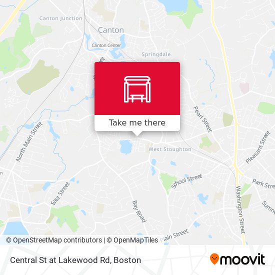 Mapa de Central St at Lakewood Rd