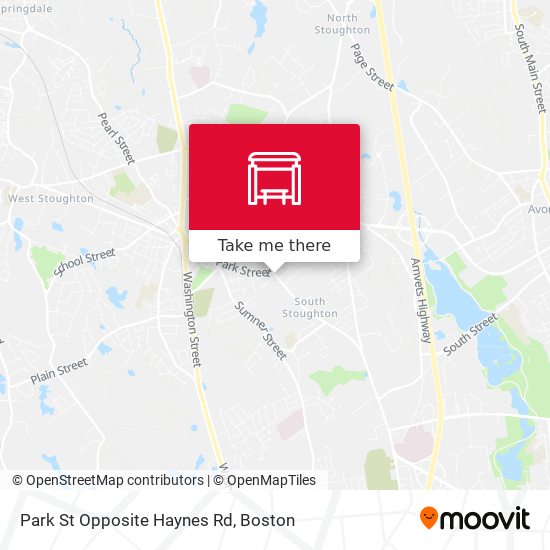 Park St Opposite Haynes Rd map