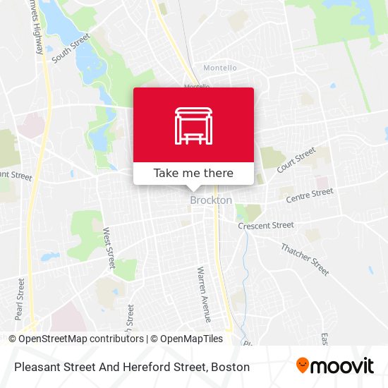 Mapa de Pleasant Street And Hereford Street