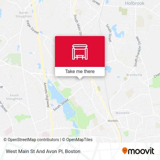 Mapa de West Main St And Avon Pl