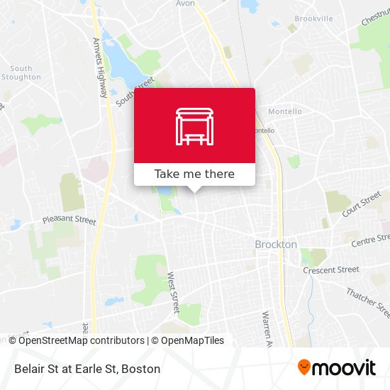 Belair St at Earle St map