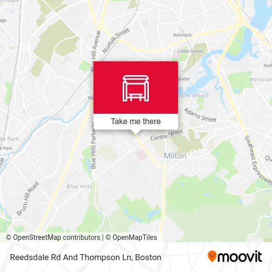 Mapa de Reedsdale Rd And Thompson Ln