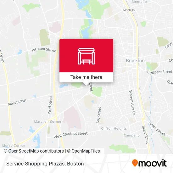 Service Shopping Plazas map