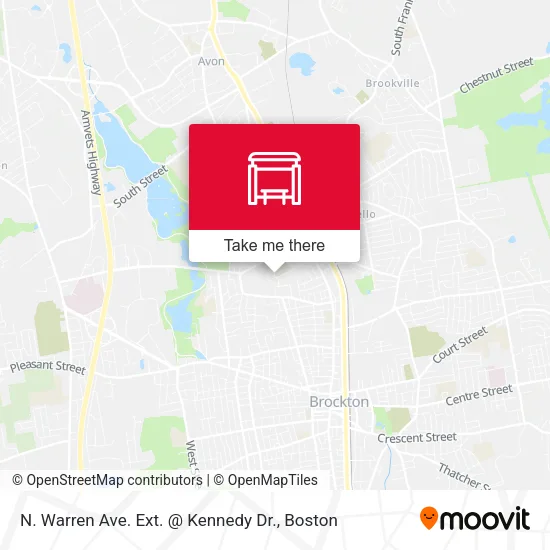 N. Warren Ave. Ext. @ Kennedy Dr. map