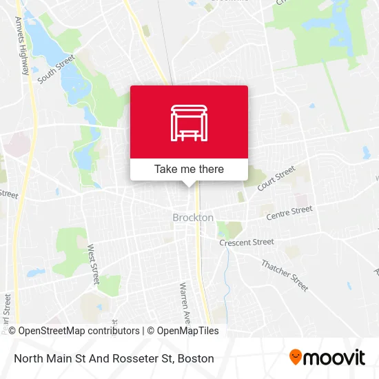 North Main St And Rosseter St map