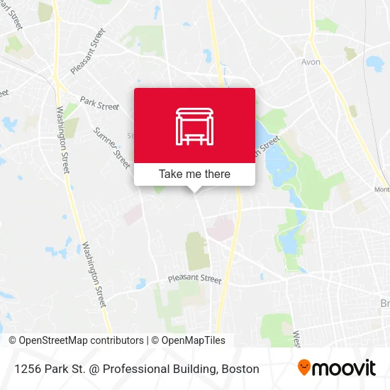 1256 Park St. @ Professional Building map