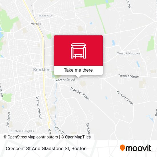 Crescent St And Gladstone St map