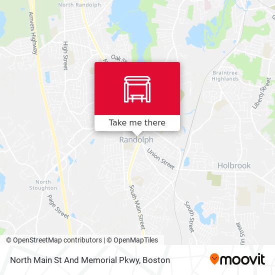 North Main St And Memorial Pkwy map