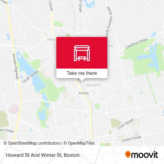 Howard St And Winter St map