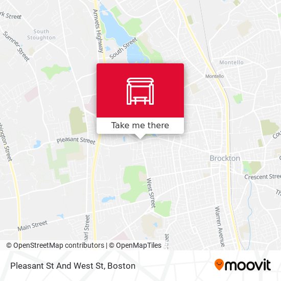 Mapa de Pleasant St And West St