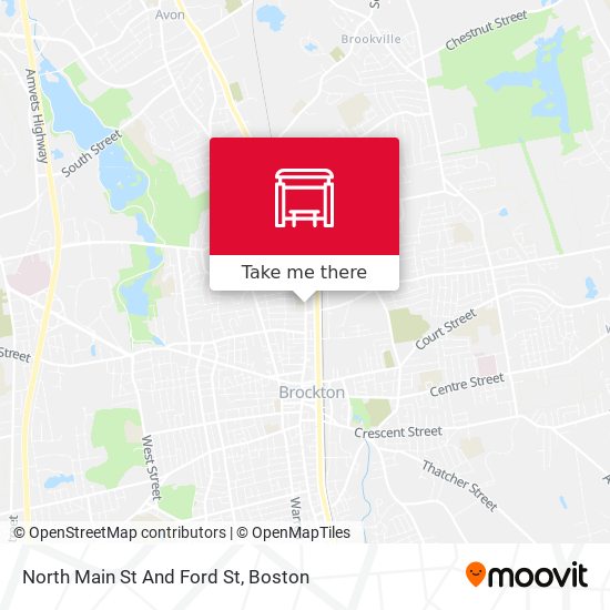 North Main St And Ford St map