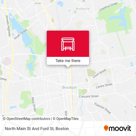 North Main St And Ford St map